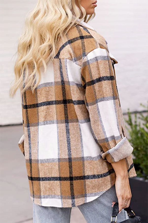 Marie's - Long Sleeve Plaid Flannel