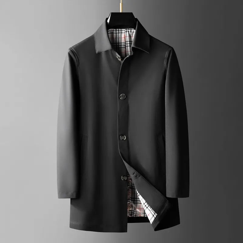 Sinclair's Geruite Overjas: De Perfecte Stijl voor in de Winter