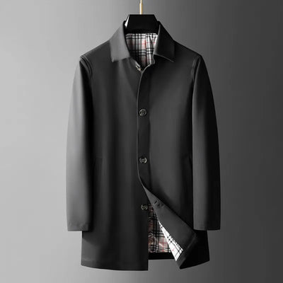 Sinclair's Geruite Overjas: De Perfecte Stijl voor in de Winter