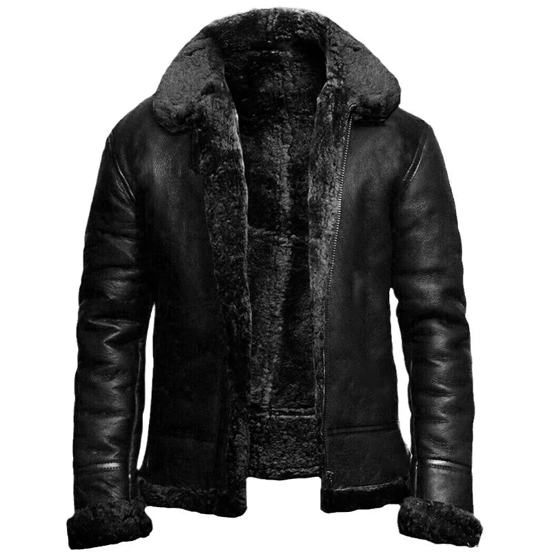 RIVI™ | Lederen Winterjas