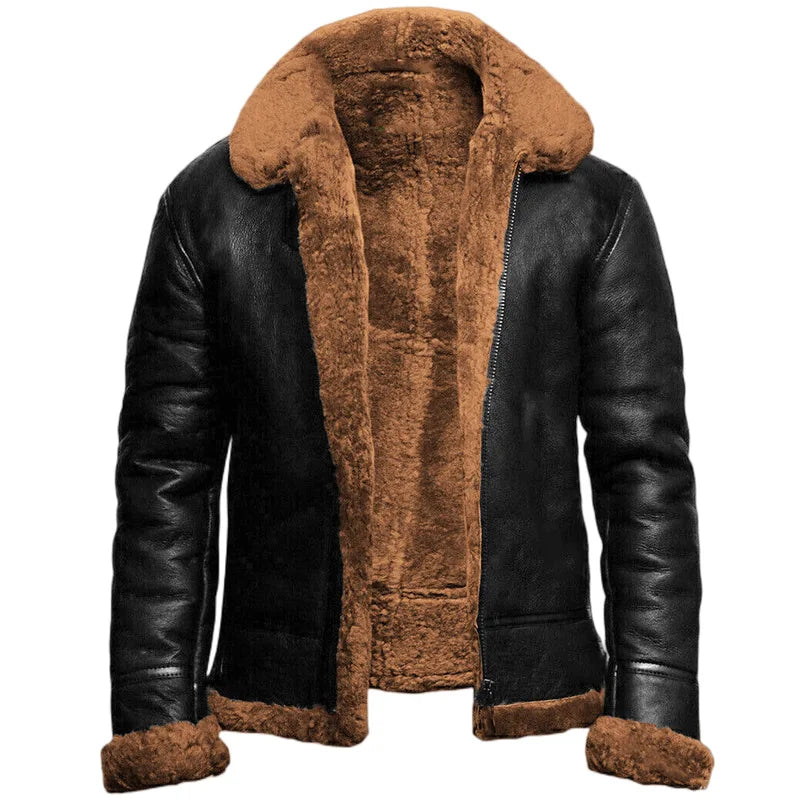 RIVI™ | Lederen Winterjas