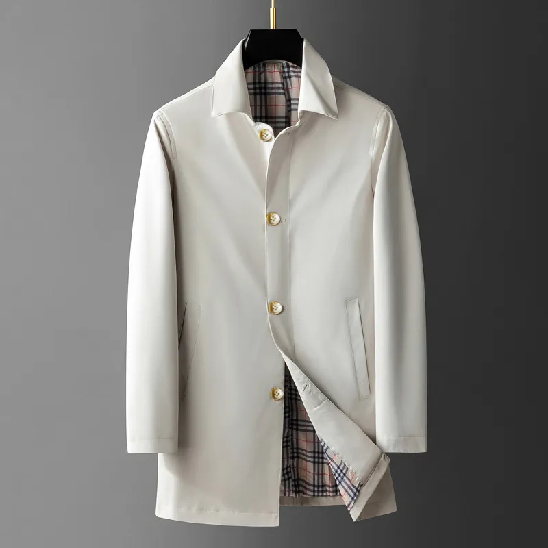 Sinclair's Geruite Overjas: De Perfecte Stijl voor in de Winter