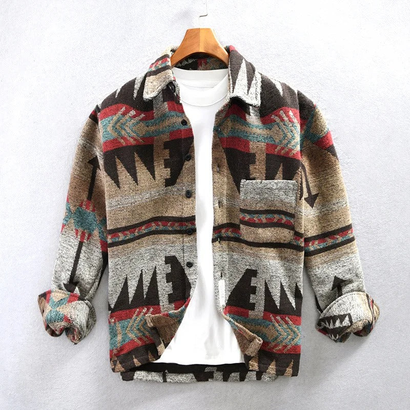 Sebastian Jacquard Flanel Overhemd