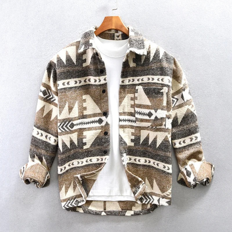 Sebastian Jacquard Flanel Overhemd
