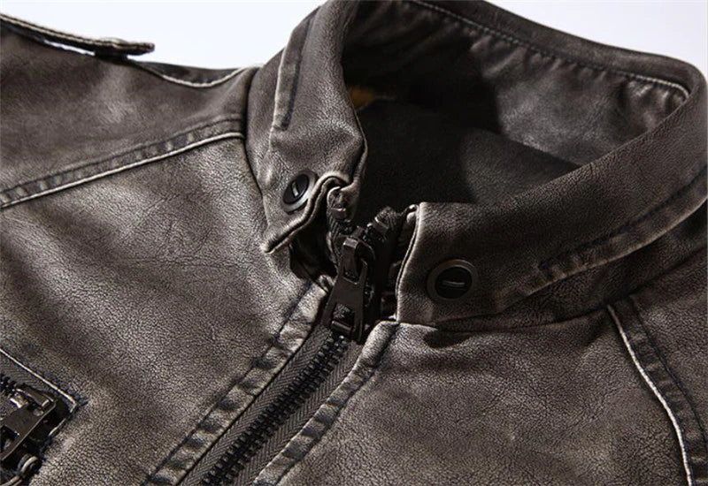 STEFF - Bikerjack Met Fleece Binnenvoering