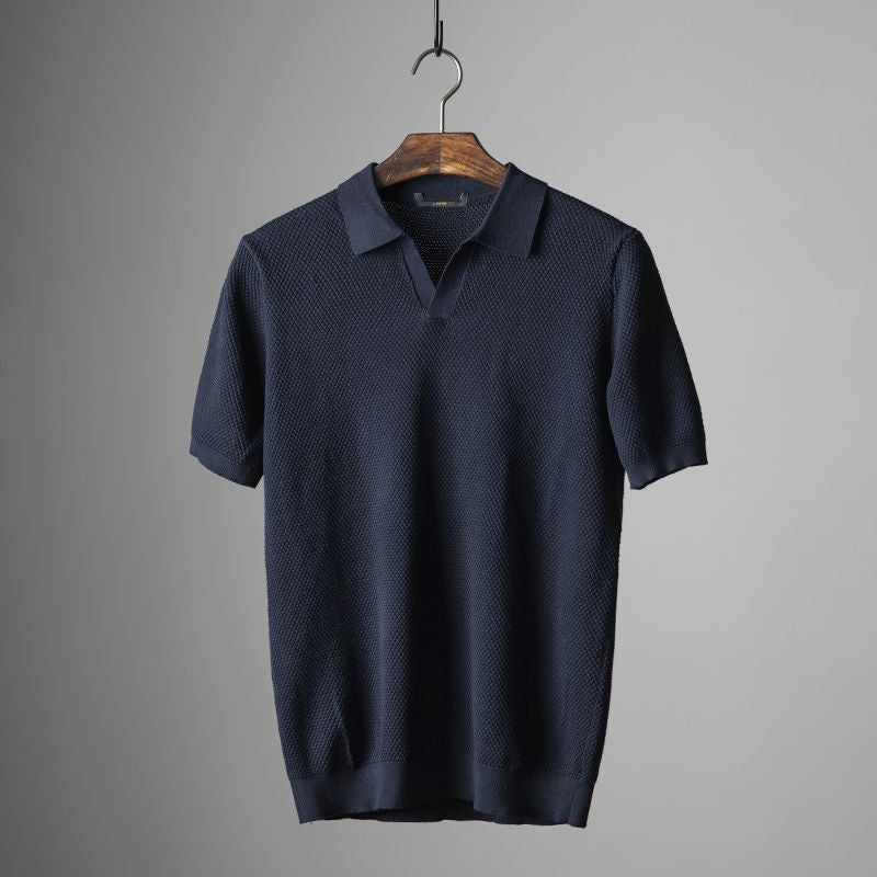 CHASE  - Gebreide Polo Shirt