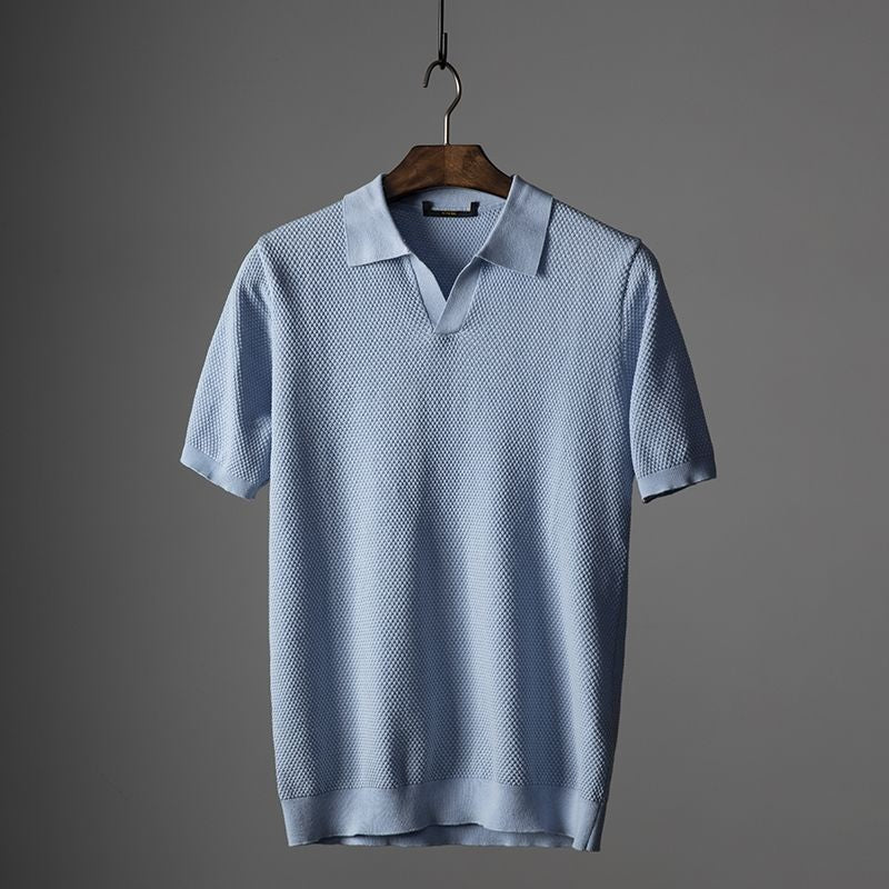 CHASE  - Gebreide Polo Shirt