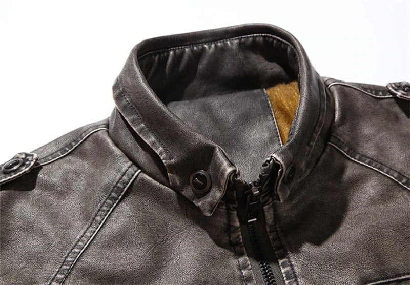 STEFF - Bikerjack Met Fleece Binnenvoering