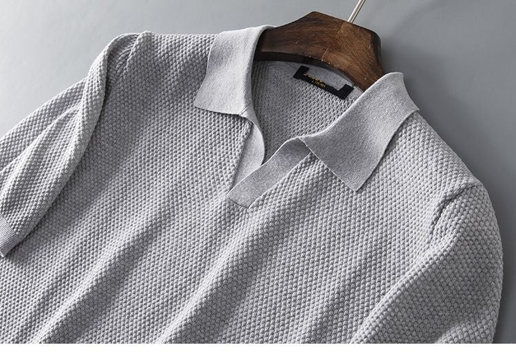 CHASE  - Gebreide Polo Shirt
