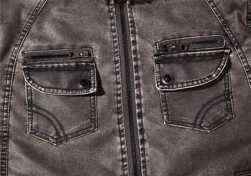 STEFF - Bikerjack Met Fleece Binnenvoering
