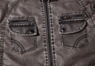 STEFF - Bikerjack Met Fleece Binnenvoering