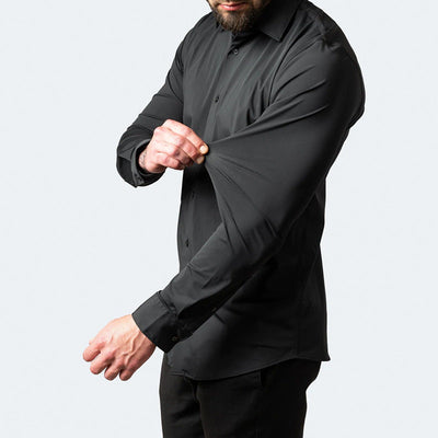ESPEN -  Heren Kreukelvrije Stretch Overhemd