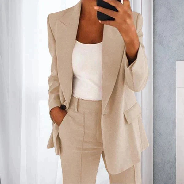 LEYLA - Effen Dames Blazer