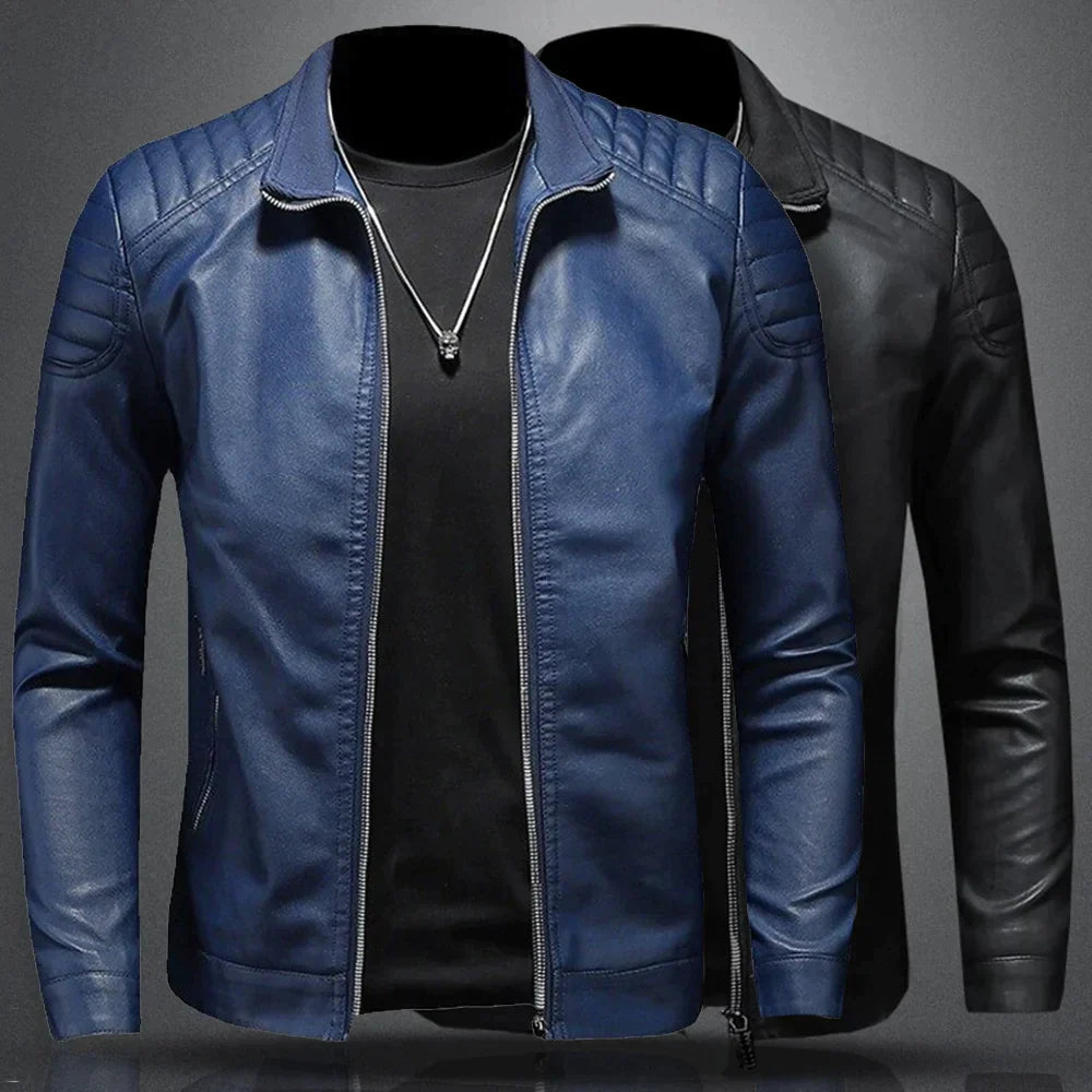 ALLAN - Stoere Heren Leren Jack