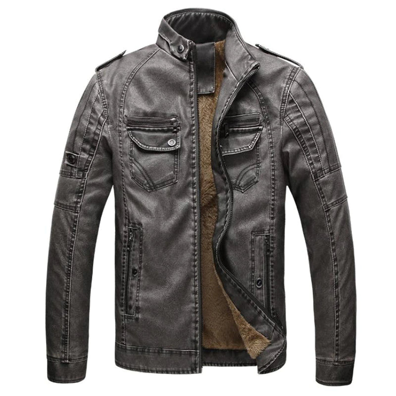 STEFF - Bikerjack Met Fleece Binnenvoering