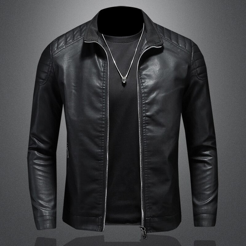 ALLAN - Stoere Heren Leren Jack