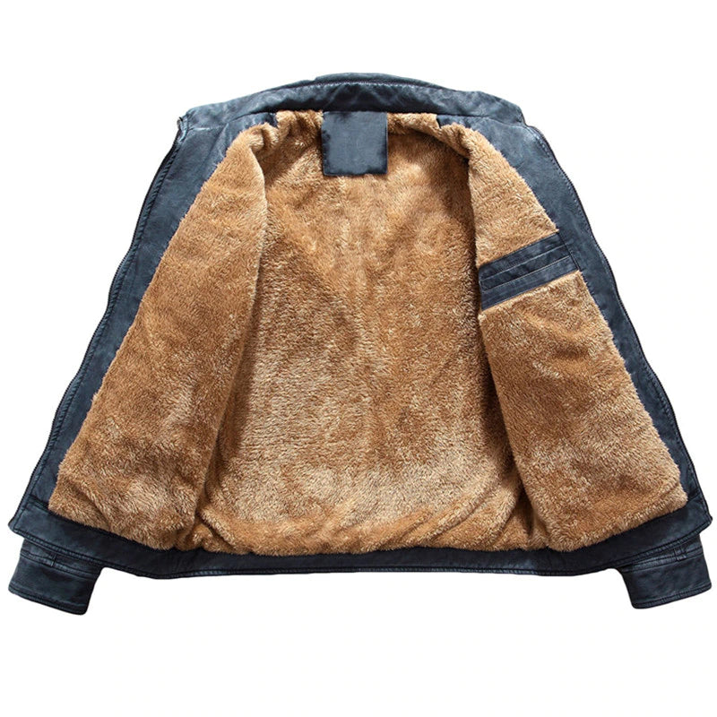 STEFF - Bikerjack Met Fleece Binnenvoering
