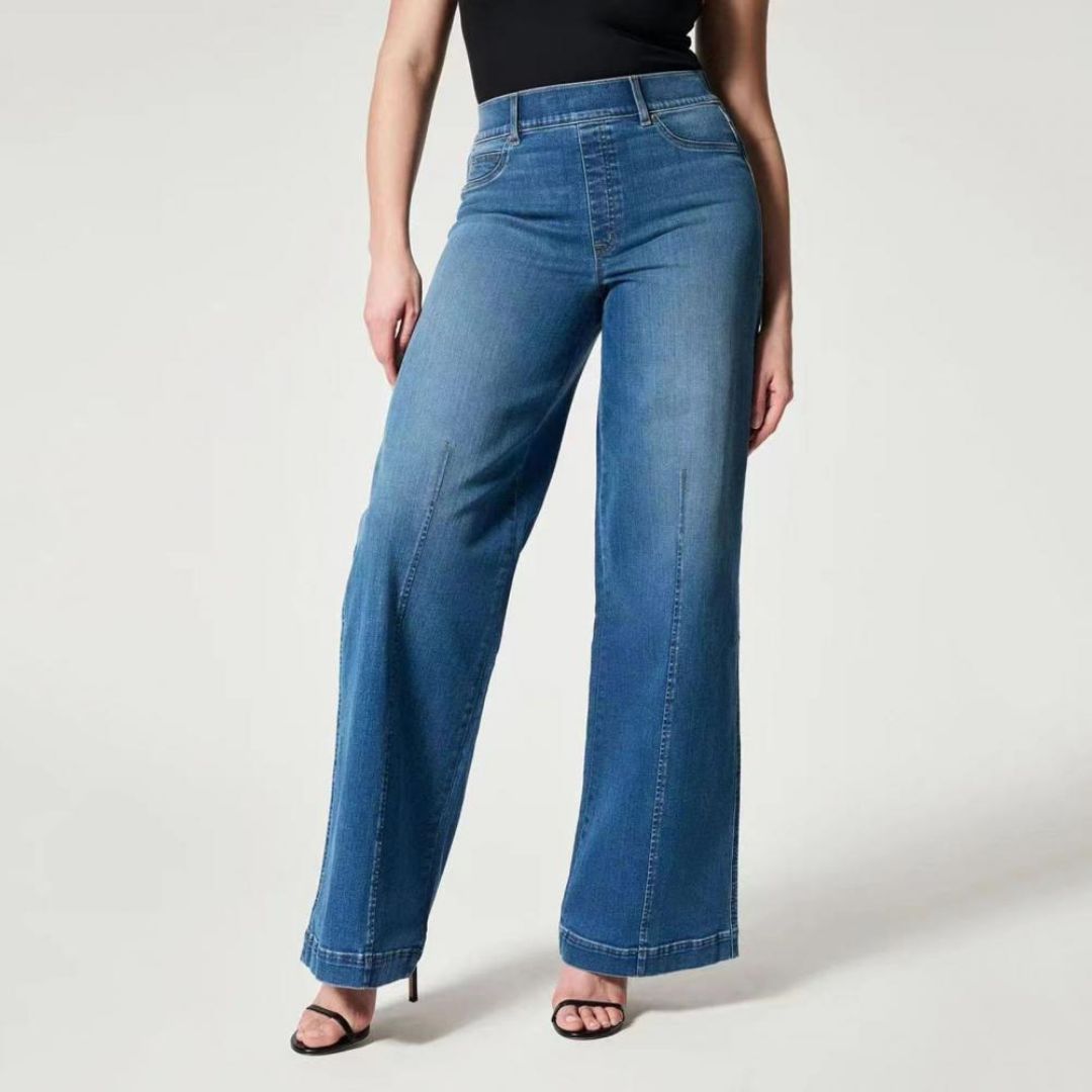 FYRE - Pull-On Jeans Met Wijde Pijpen