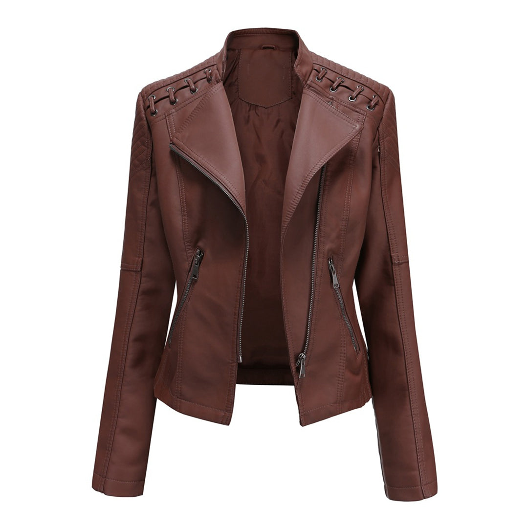 MARIE™ - Stijlvol leren jack