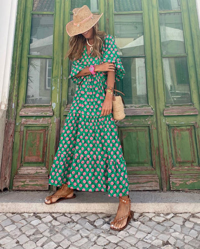 LUCILLE - Boho Maxi-Jurk