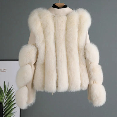 Chique Lederen Winterjas