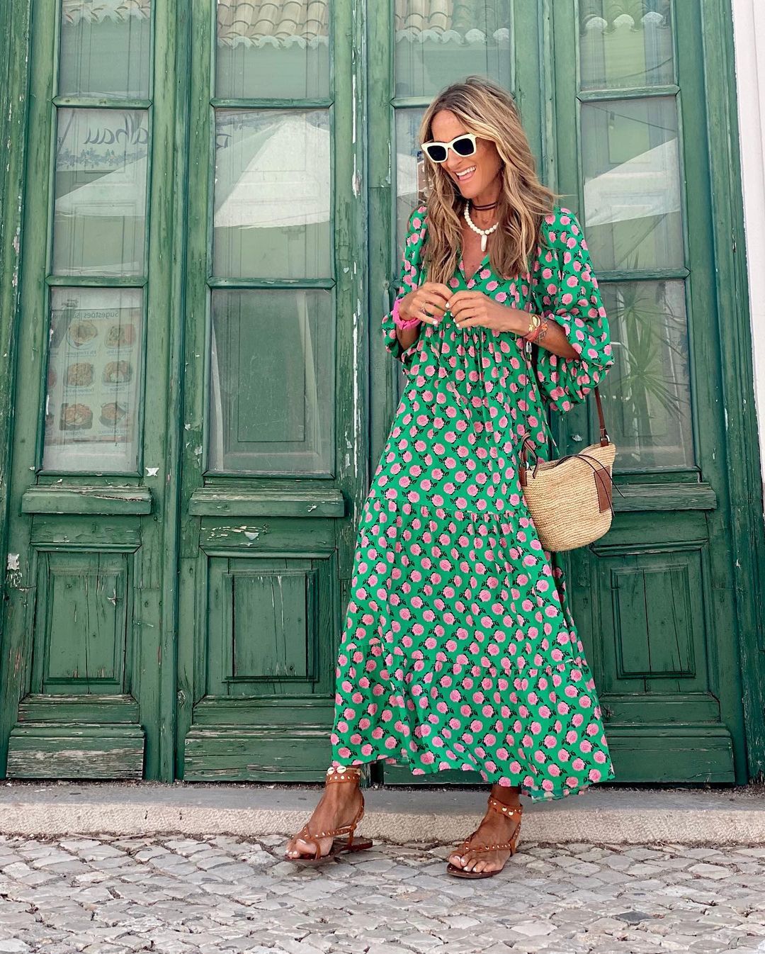 LUCILLE - Boho Maxi-Jurk