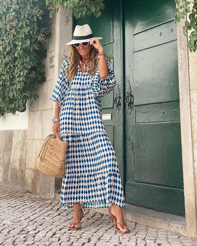 LUCILLE - Boho Maxi-Jurk