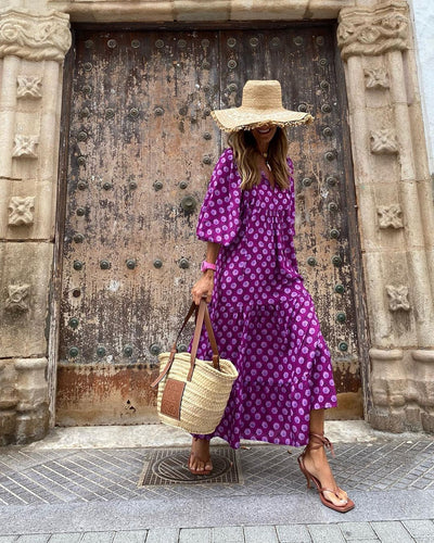 LUCILLE - Boho Maxi-Jurk