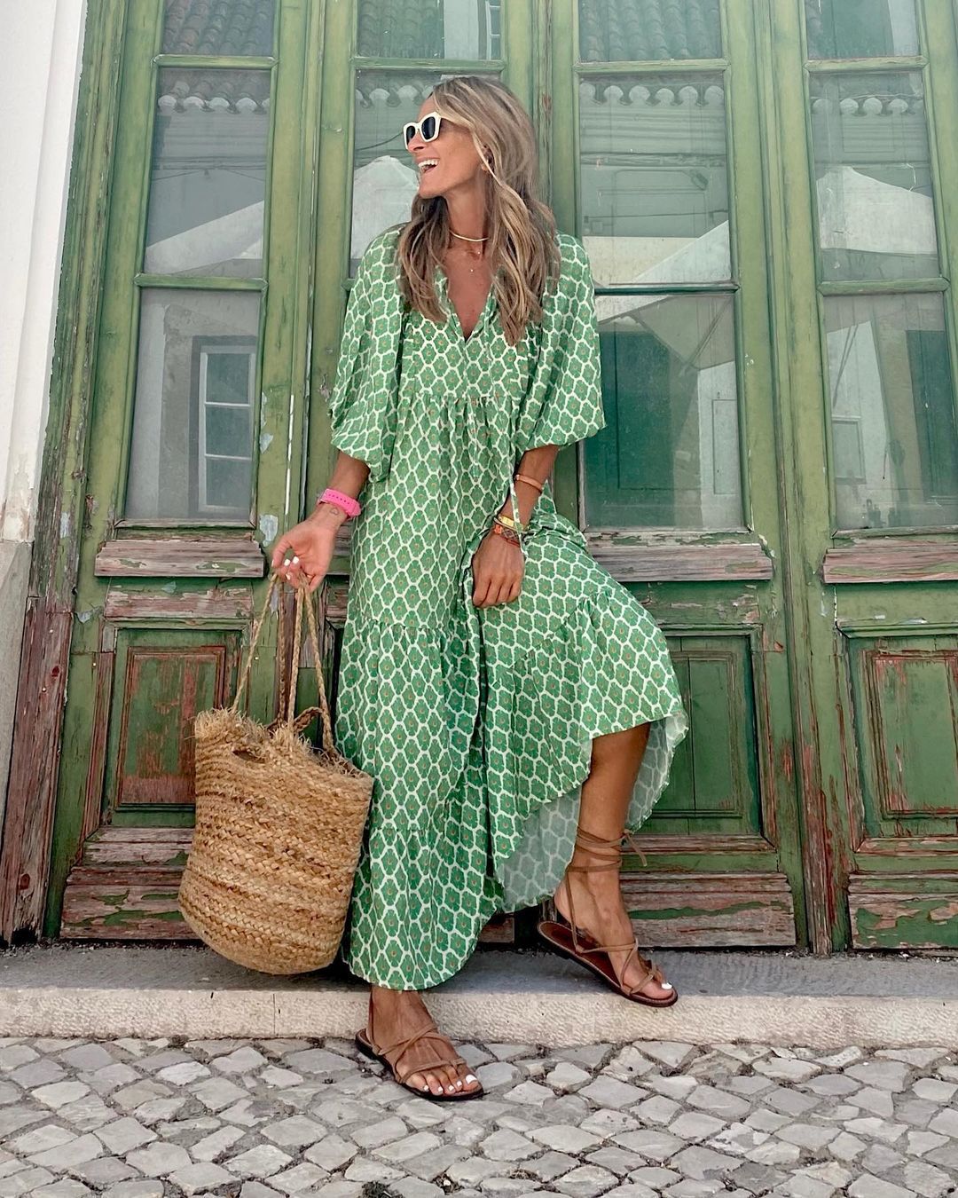 LUCILLE - Boho Maxi-Jurk