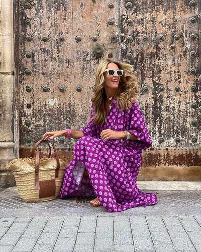 LUCILLE - Boho Maxi-Jurk