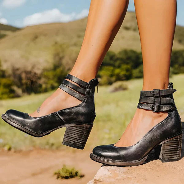 MINAU - Stijlvolle Pumps Met Enkelband